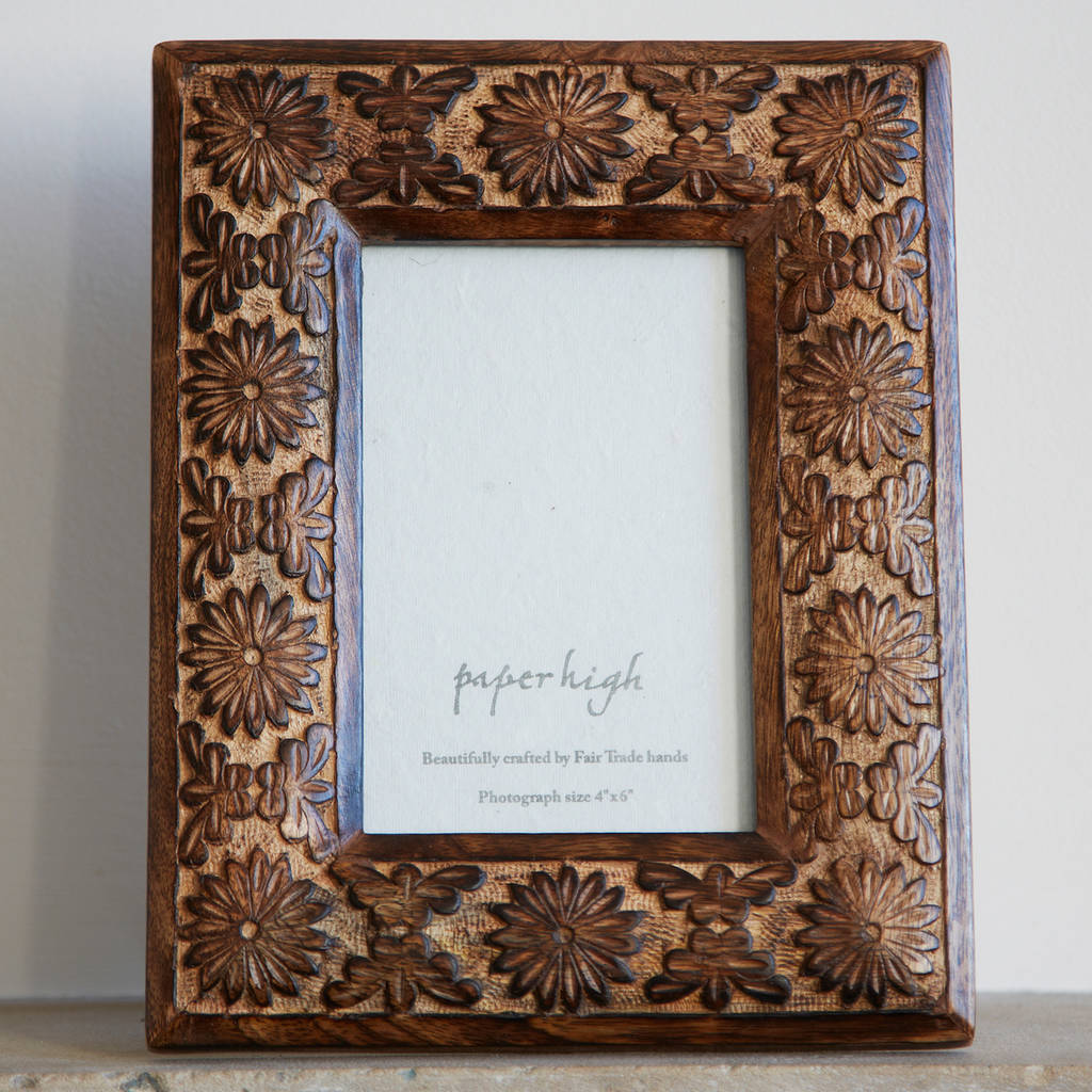 Handcrafted Wooden Photo Frame